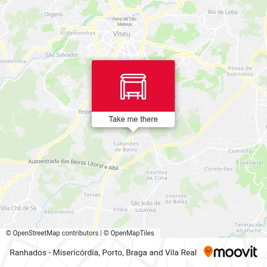 Ranhados - Misericórdia map