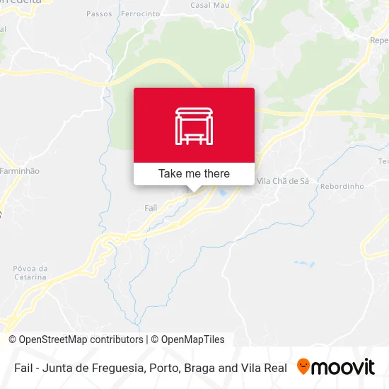 Fail - Junta de Freguesia map