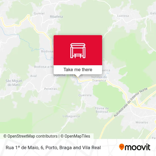 Rua 1º de Maio, 6 map