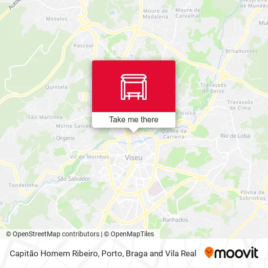 Capitão Homem Ribeiro map