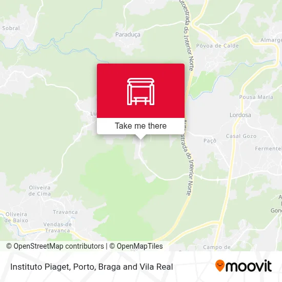 Instituto Piaget map