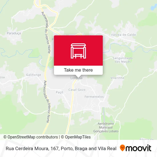 Rua Cerdeira Moura, 167 map