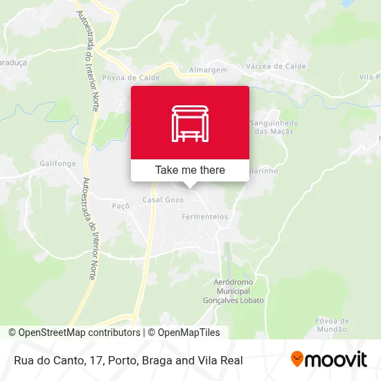 Rua do Canto, 17 map