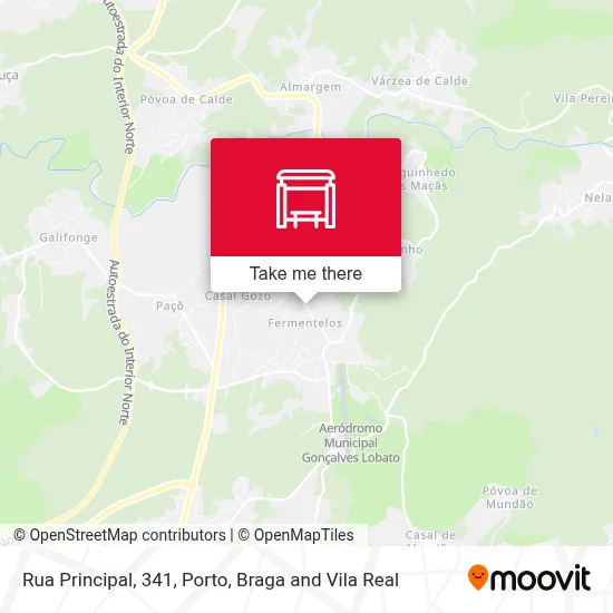 Rua Principal, 341 mapa