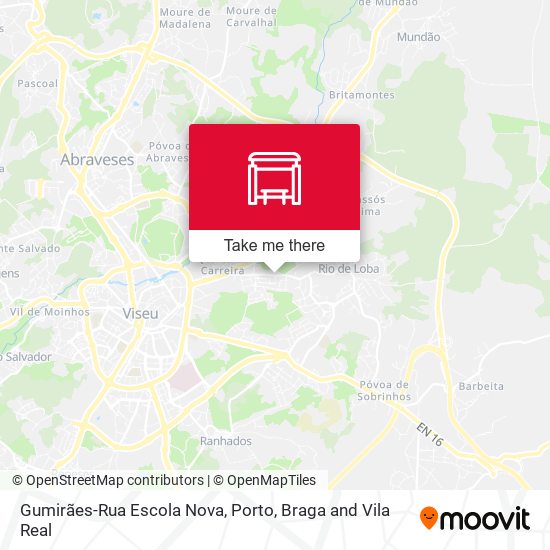 Gumirães-Rua Escola Nova map