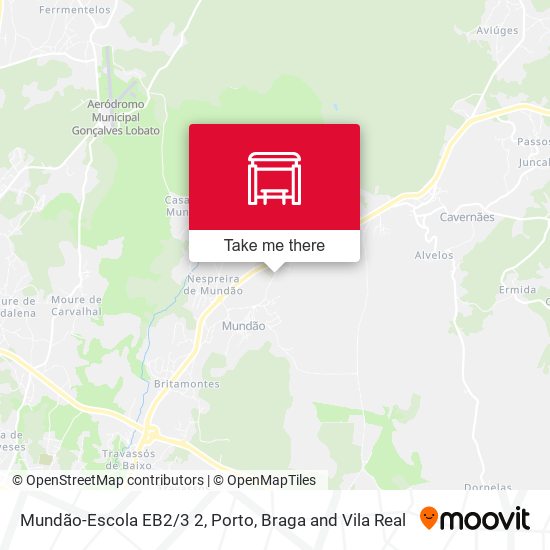 Mundão-Escola EB2/3 2 mapa