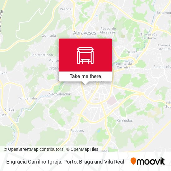 Engrácia Carrilho-Igreja map