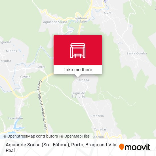 Aguiar de Sousa (Sra. Fátima) mapa