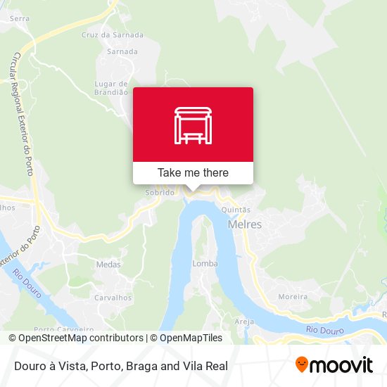 Douro à Vista mapa