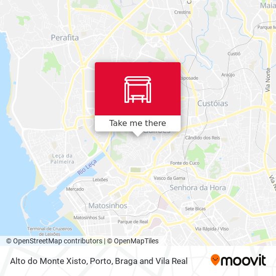 Alto do Monte Xisto mapa