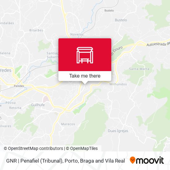 GNR | Penafiel (Tribunal) map