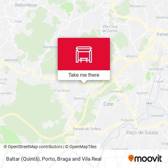 Baltar (Quintã) mapa