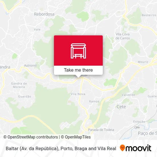 Baltar (Av. da República) map