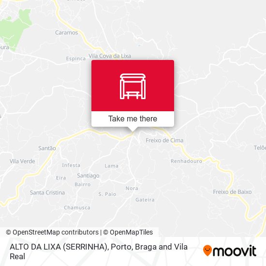 ALTO DA LIXA (SERRINHA) map