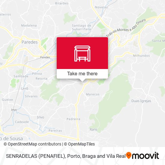 SENRADELAS (PENAFIEL) map