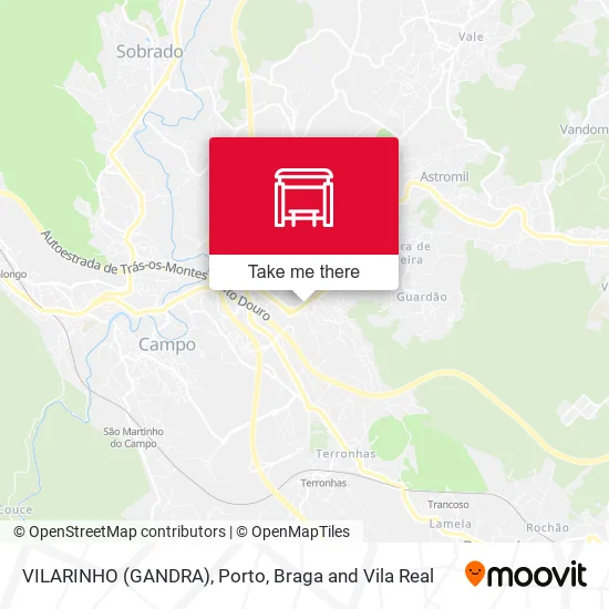 VILARINHO (GANDRA) map
