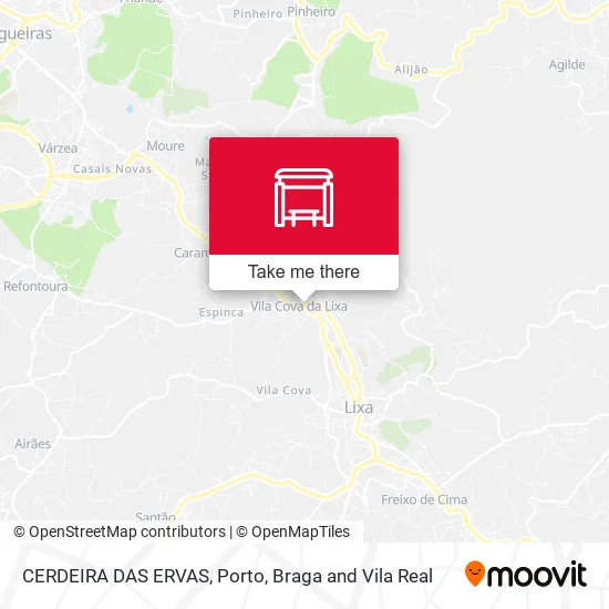 CERDEIRA DAS ERVAS map