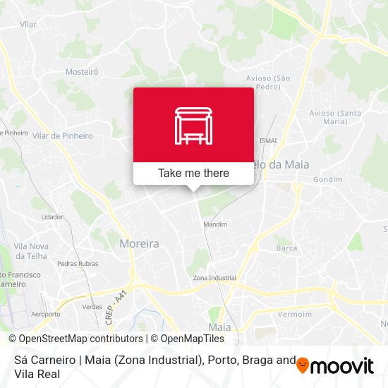 Sá Carneiro | Maia (Zona Industrial) mapa