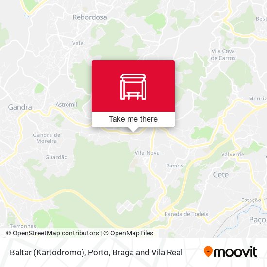 Baltar (Kartódromo) mapa