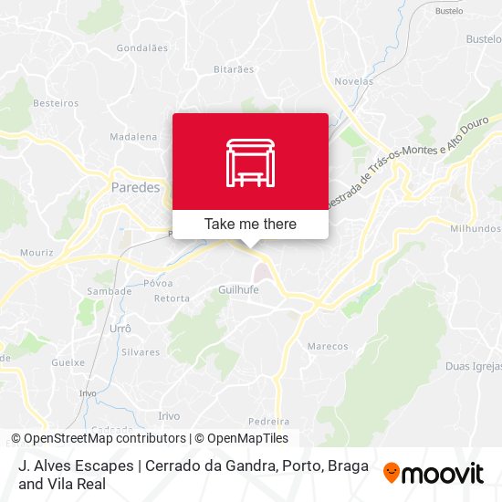 J. Alves Escapes | Cerrado da Gandra map
