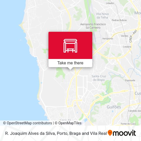 R. Joaquim Alves da Silva mapa