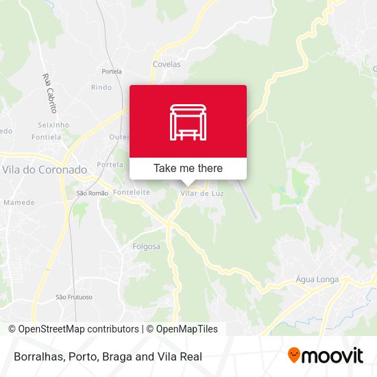 Borralhas map