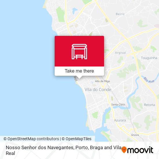 Nosso Senhor dos Navegantes mapa