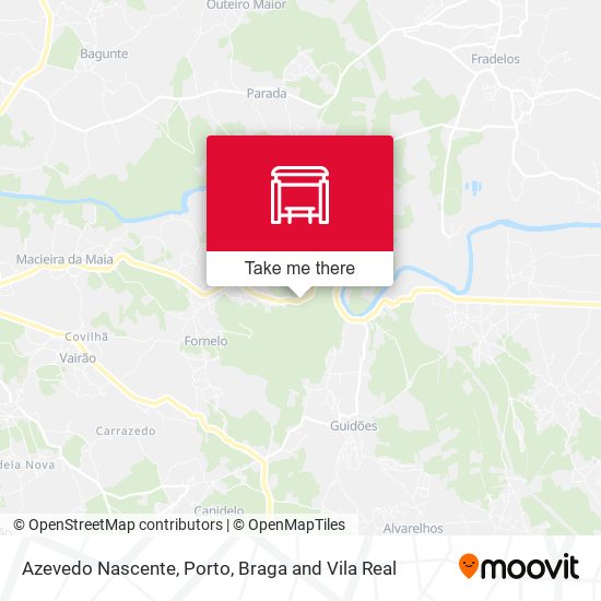 Azevedo Nascente mapa