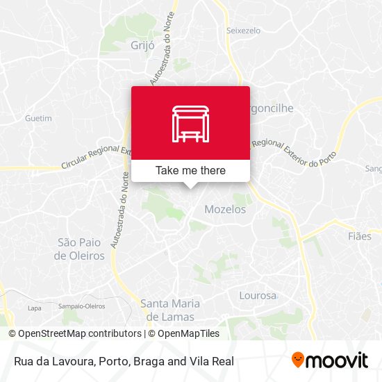 Rua da Lavoura map