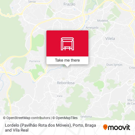 Lordelo (Pavilhão Rota dos Móveis) mapa