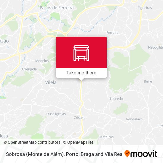 Sobrosa (Monte de Além) map