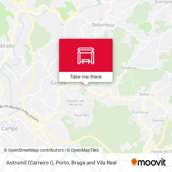 Astromil (Carreiro I) mapa