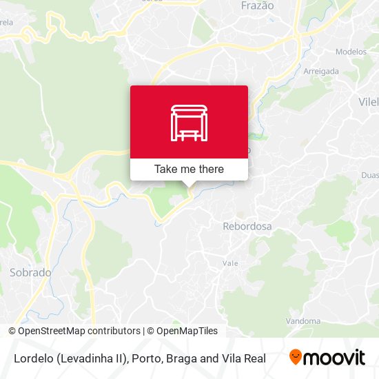 Lordelo (Levadinha II) mapa