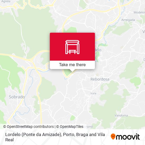Lordelo (Ponte da Amizade) map