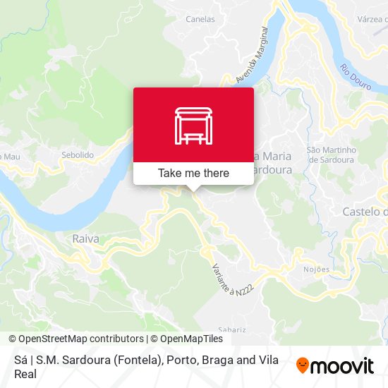 Sá | S.M. Sardoura (Fontela) map