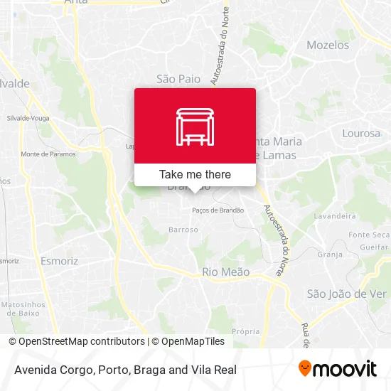 Avenida Corgo map