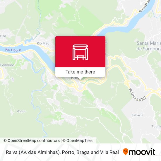 Raiva (Av. das Alminhas) map