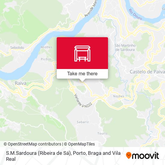 S.M.Sardoura (Ribeira de Sá) map