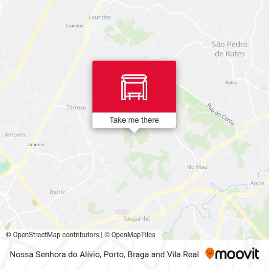 Nossa Senhora do Alívio mapa
