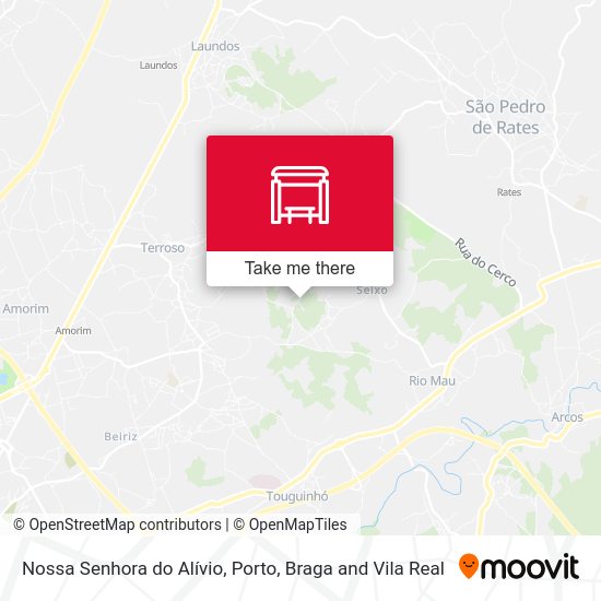 Nossa Senhora do Alívio mapa