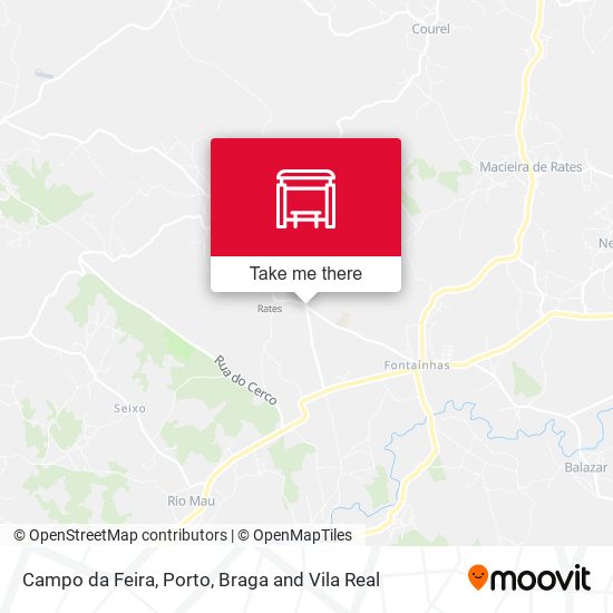 Campo da Feira mapa