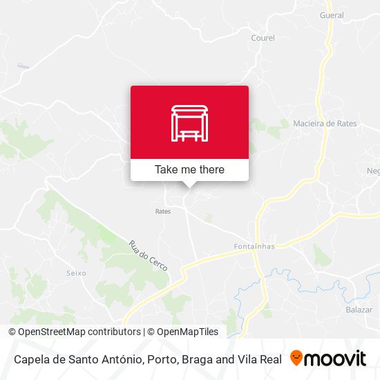Capela de Santo António map