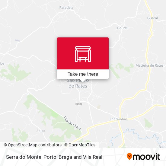 Serra do Monte mapa