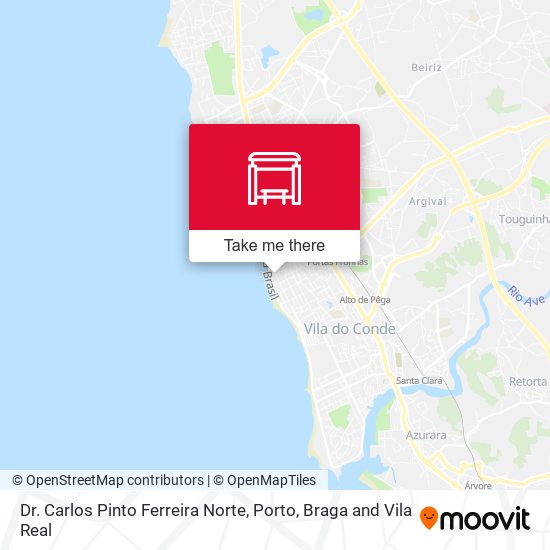 Dr. Carlos Pinto Ferreira Norte mapa
