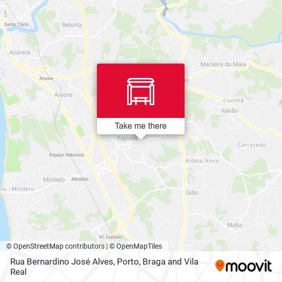 Rua Bernardino José Alves map