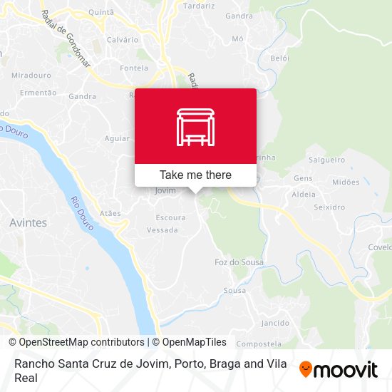 Rancho Santa Cruz de Jovim map