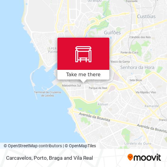 Carcavelos map