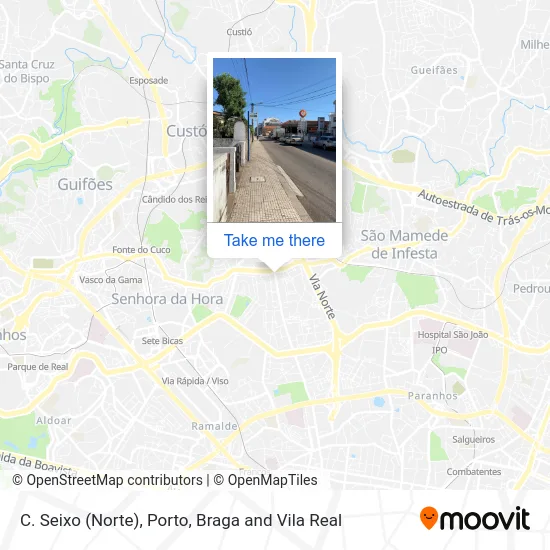 C. Seixo (Norte) map