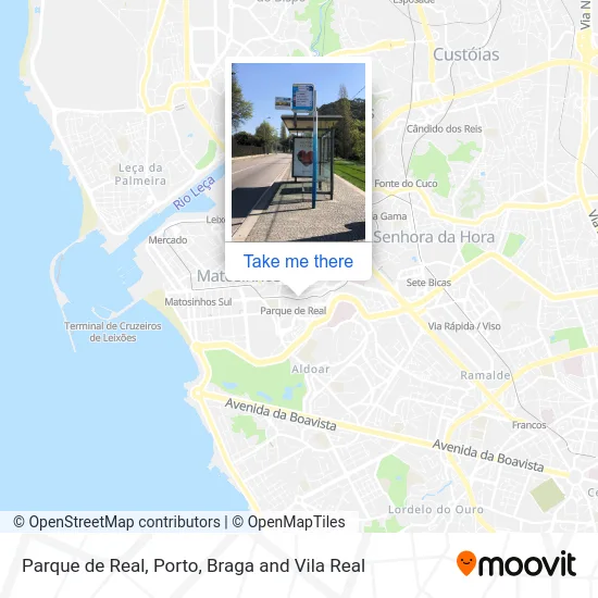 Parque de Real map