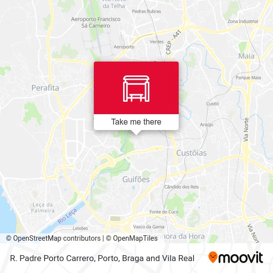 R. Padre Porto Carrero map